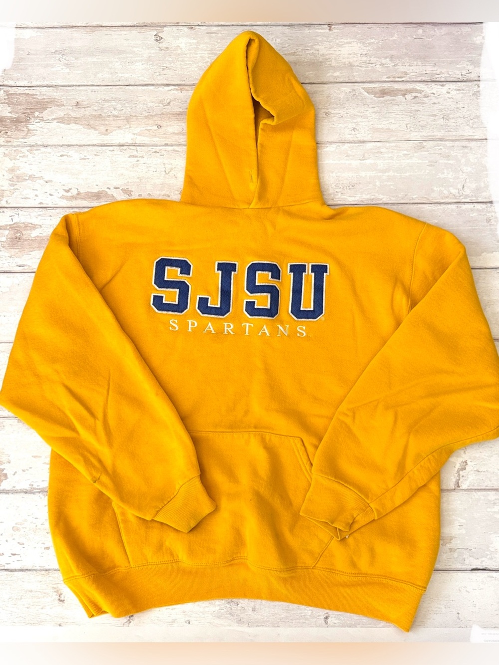 San Jose State Unisex XL Hoodie Sweatshirt Golden State Yellow Blue Size X Large